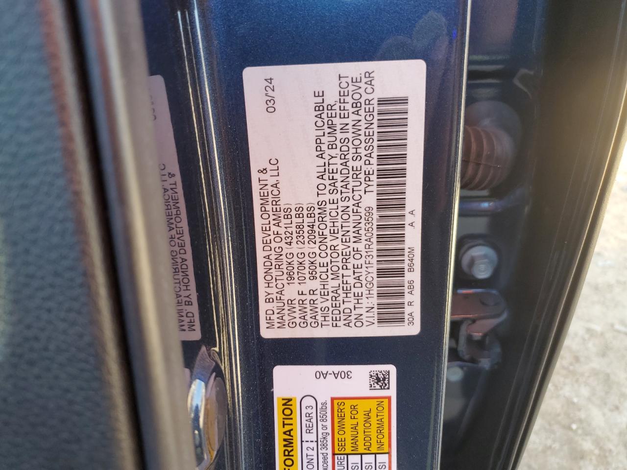 2024 Honda Accord - Image 13