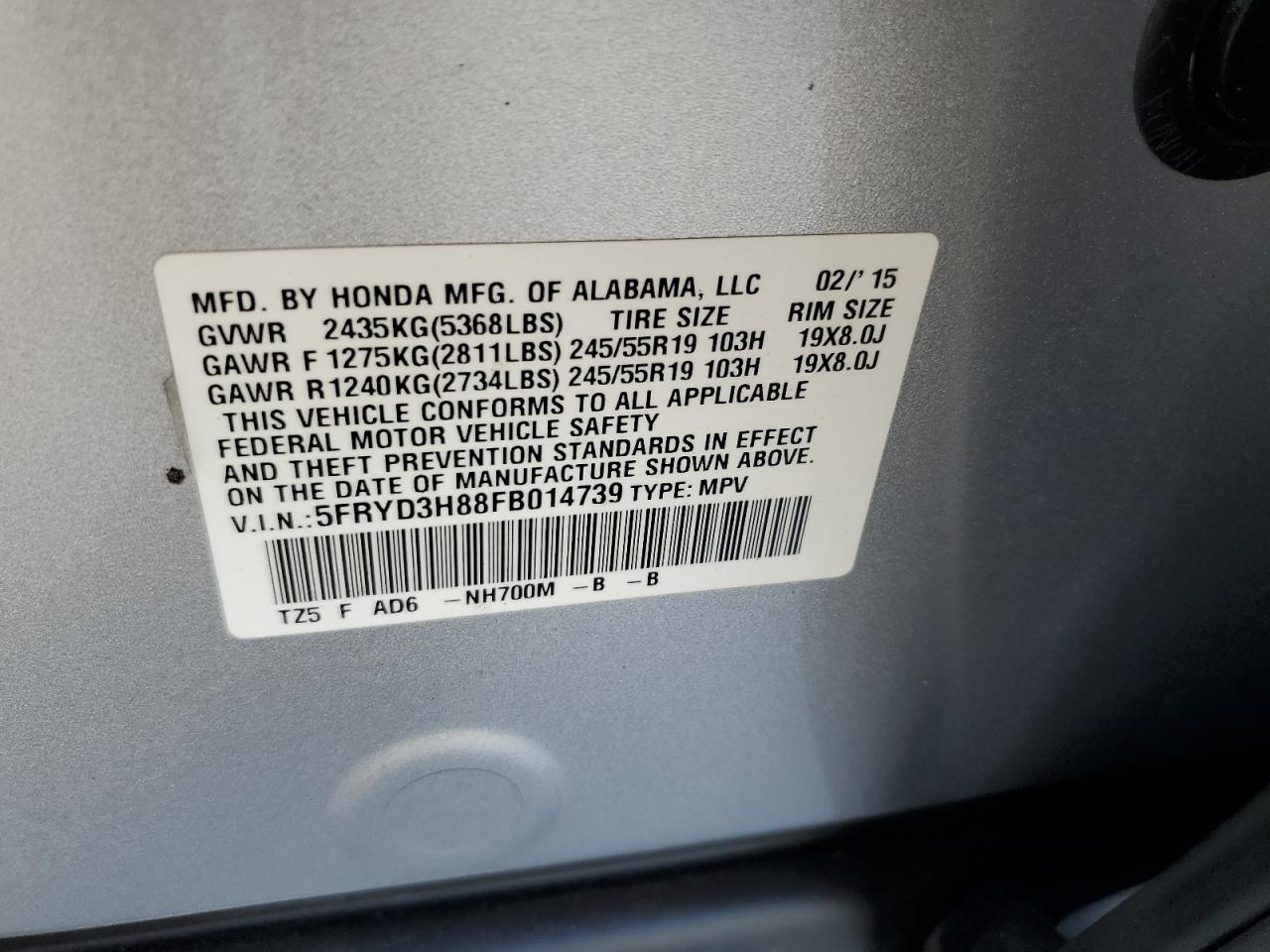 2015 Acura MDX - Image 14