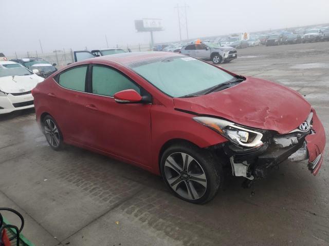  HYUNDAI ELANTRA 2014 Червоний