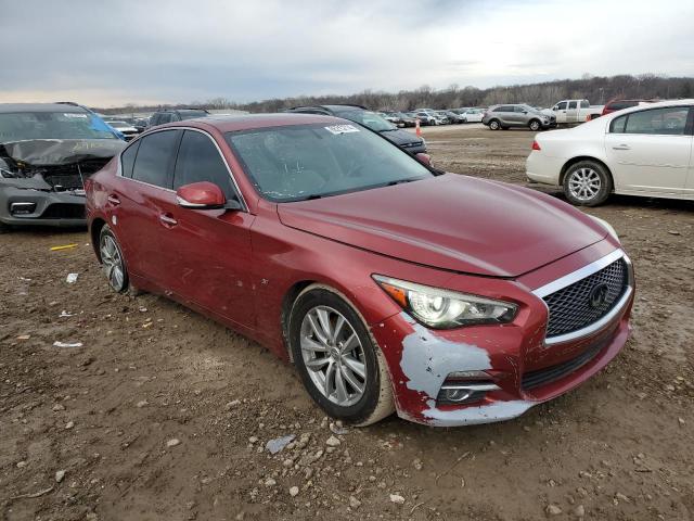  INFINITI Q50 2015 Red