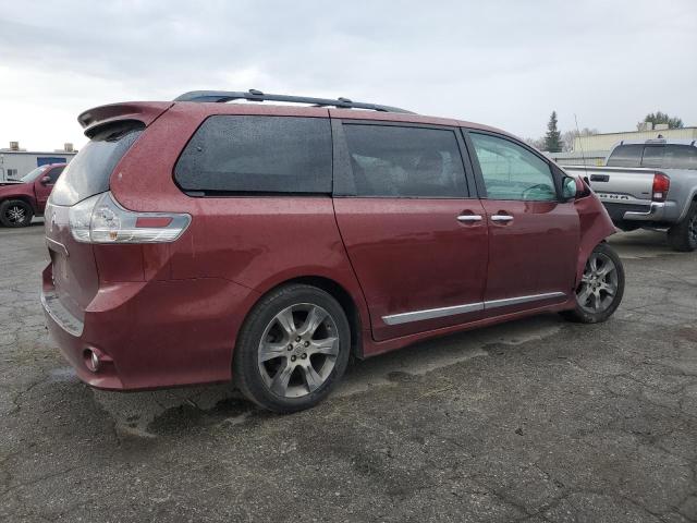  TOYOTA SIENNA 2014 Бургунді