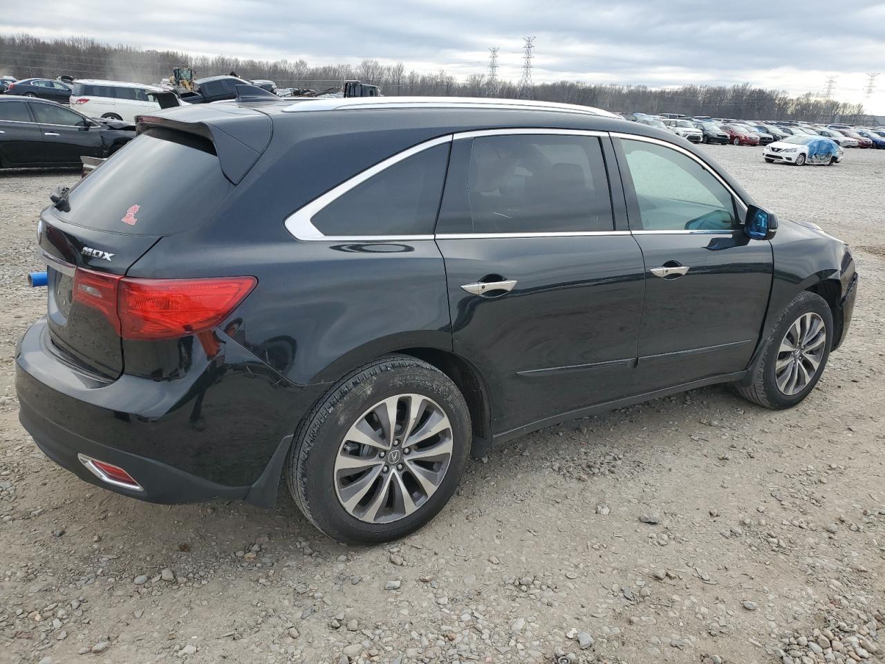 VIN 5FRYD3H44EB019562 2014 ACURA MDX no.3