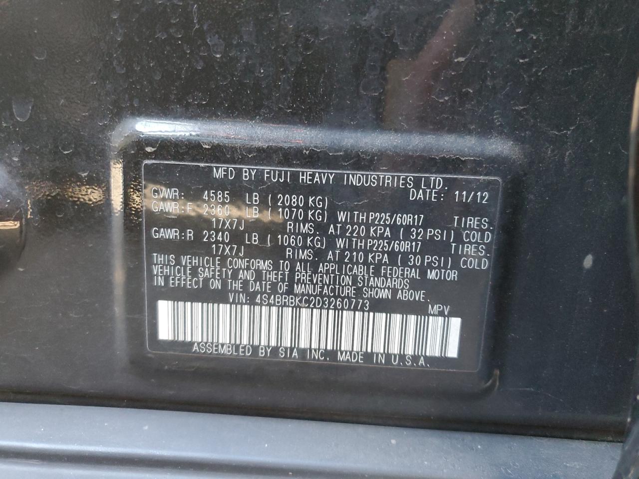 2013 Subaru Outback - Image 14