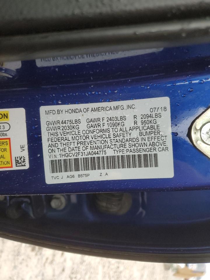 1HGCV2F31JA044775 2018 HONDA ACCORD - Image 15