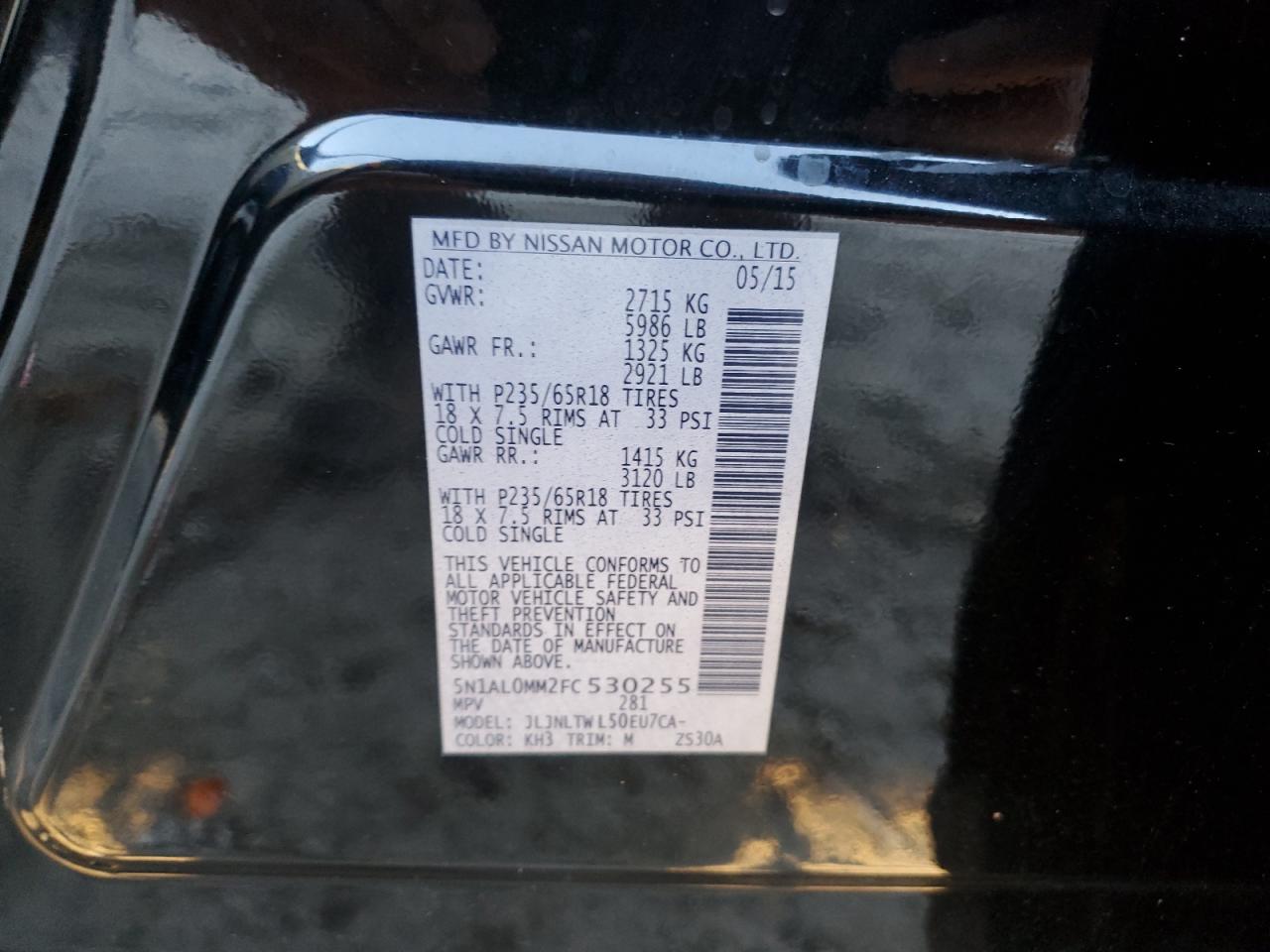 2015 Infiniti QX60 - Image 13