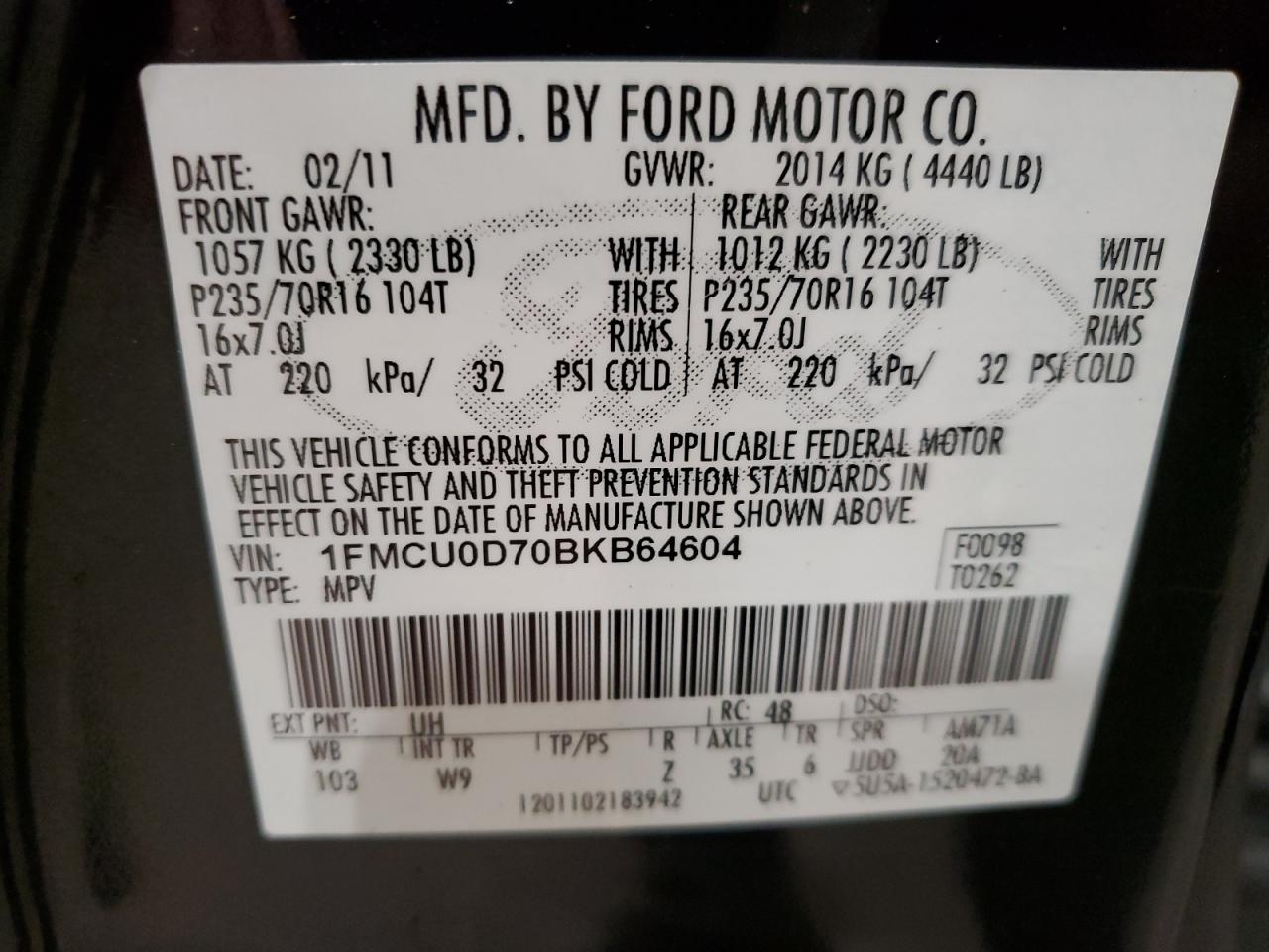 2011 Ford Escape - Image 13