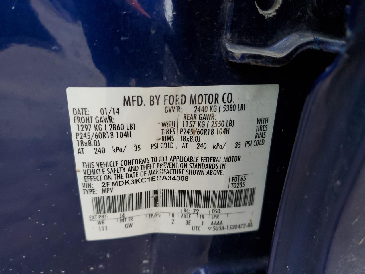 2014 Ford Edge - Image 14