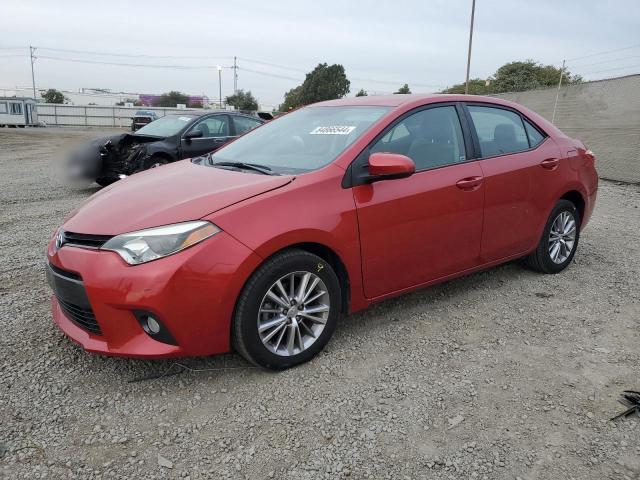  TOYOTA COROLLA 2015 Czerwony