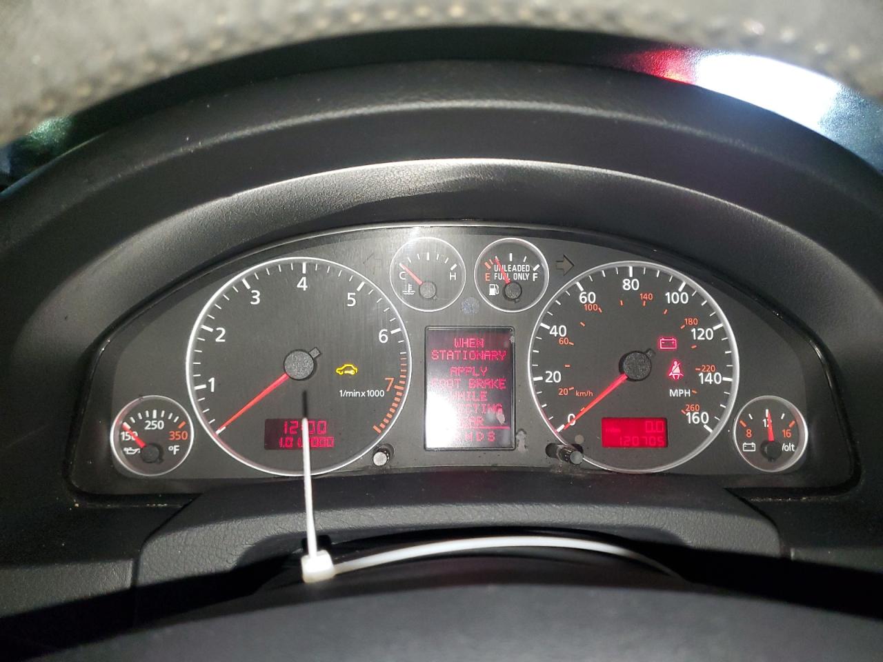 2003 Audi A6 3.0 Quattro VIN: WAULT64B33N047496 Lot: 85170154