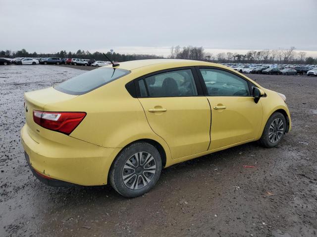  KIA RIO 2016 Yellow