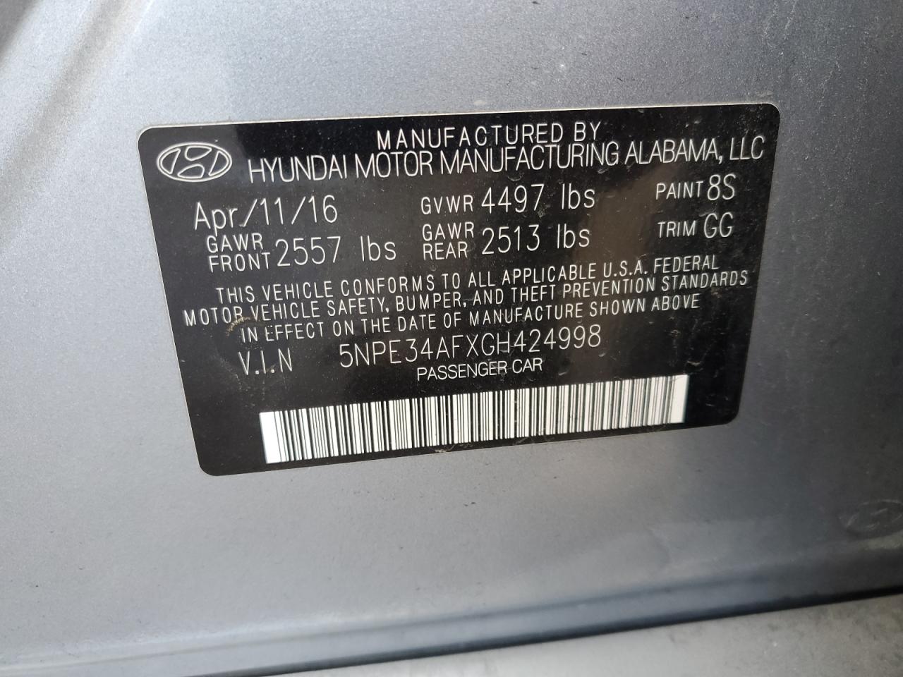 2016 Hyundai Sonata - Image 14