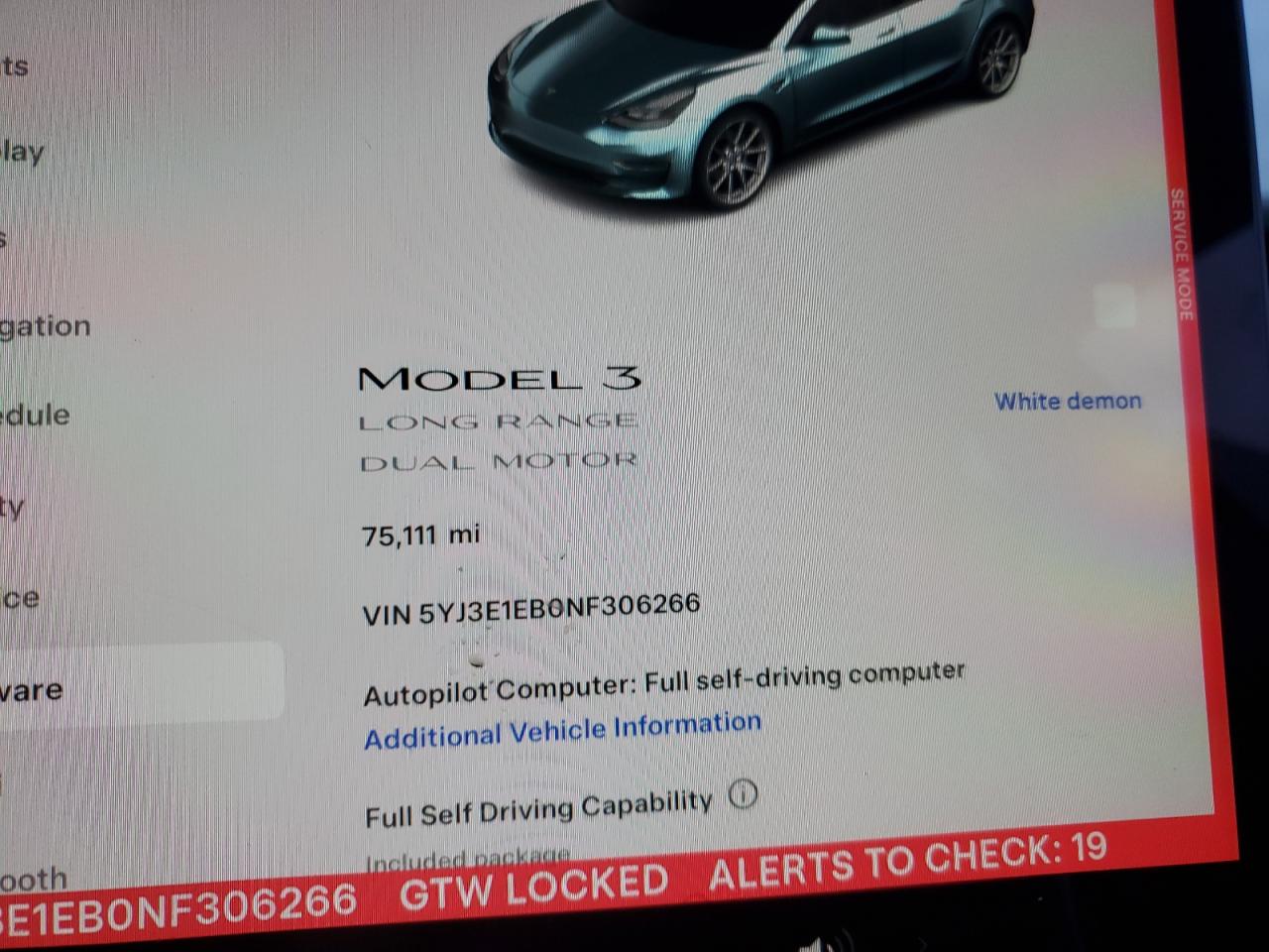 2022 Tesla Model 3 VIN: 5YJ3E1EB0NF306266 Lot: 84878864