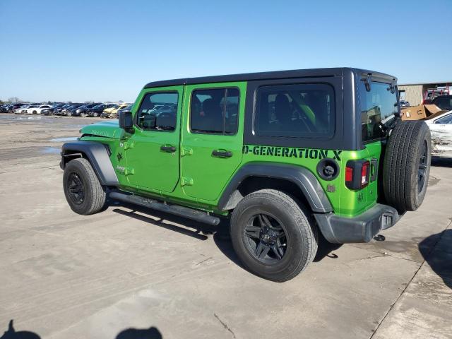  JEEP WRANGLER 2018 Зелений