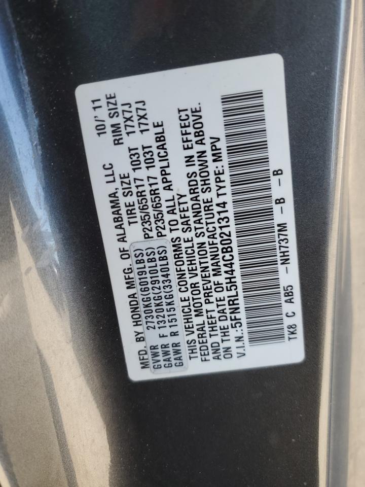 2012 Honda Odyssey Ex VIN: 5FNRL5H44CB021314 Lot: 85358874