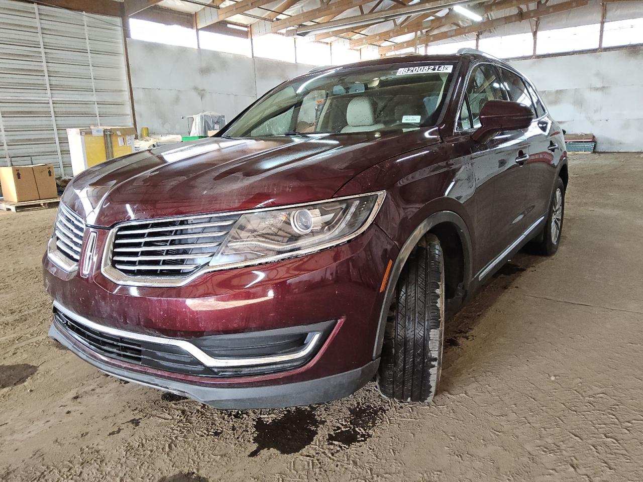 VIN 2LMPJ6KR2HBL34969 2017 LINCOLN MKX no.1