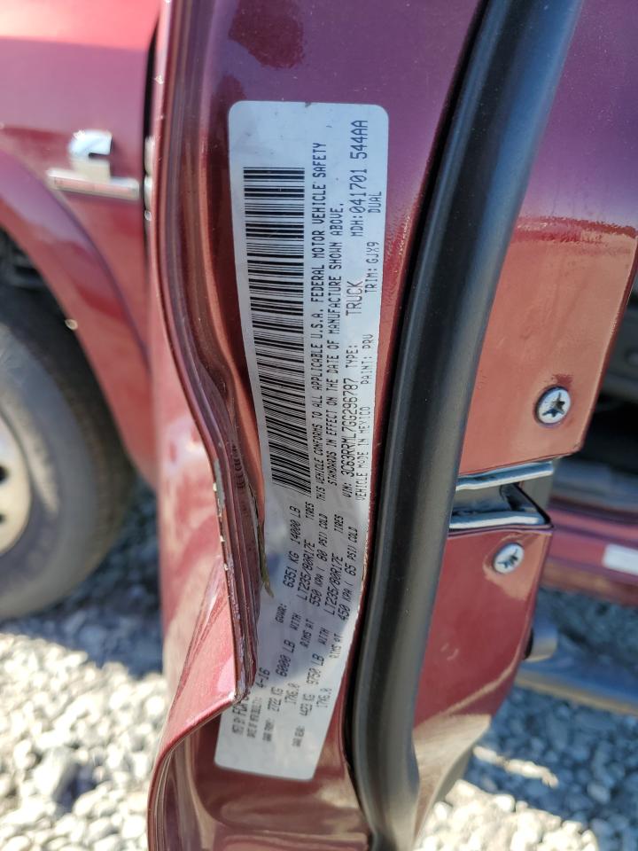 2016 Ram 3500 Laramie VIN: 3C63RRML7GG296787 Lot: 84525284
