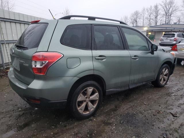  SUBARU FORESTER 2015 Zielony