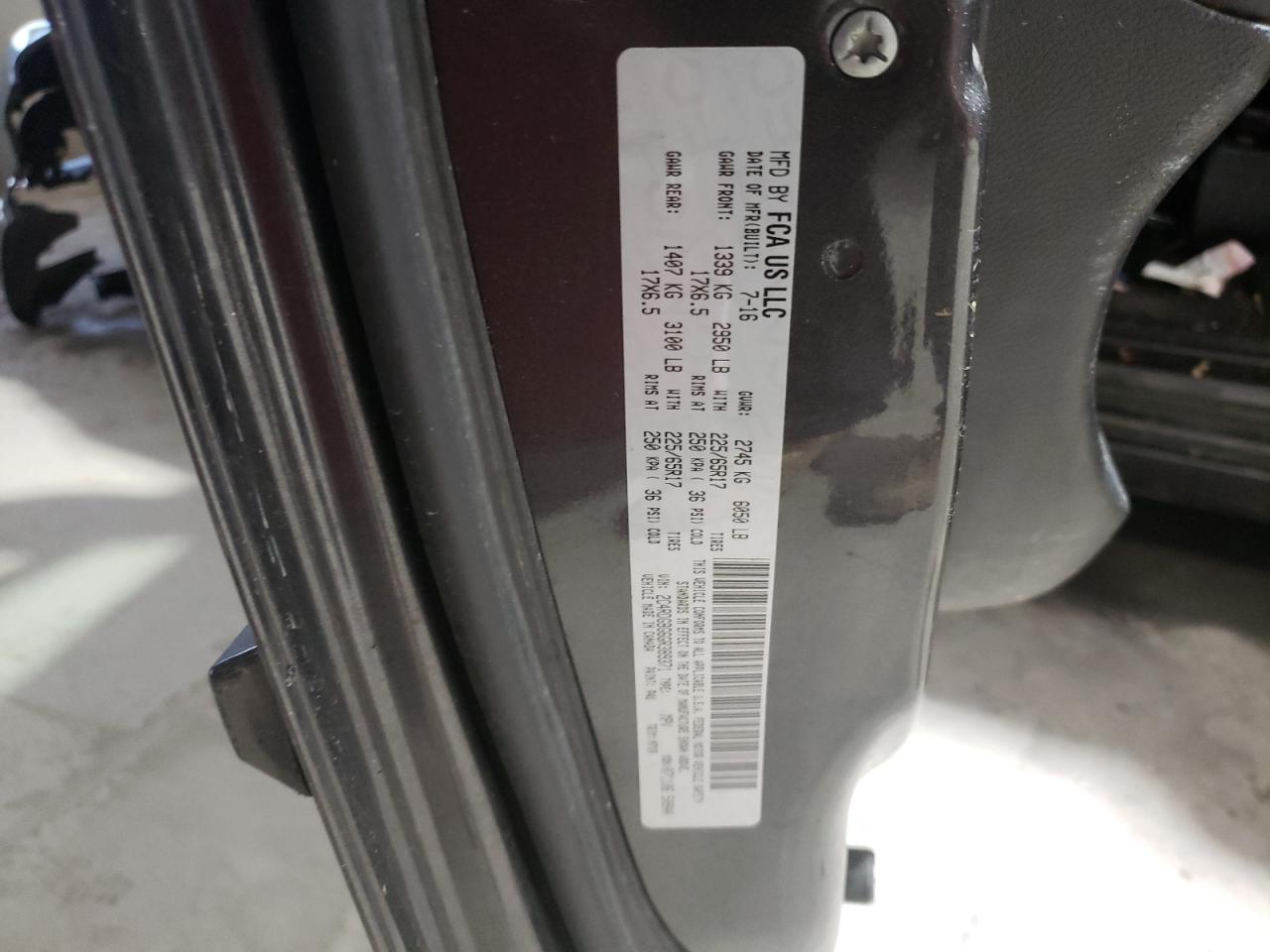 2016 Dodge Grand Caravan Se VIN: 2C4RDGBG6GR389371 Lot: 46984515