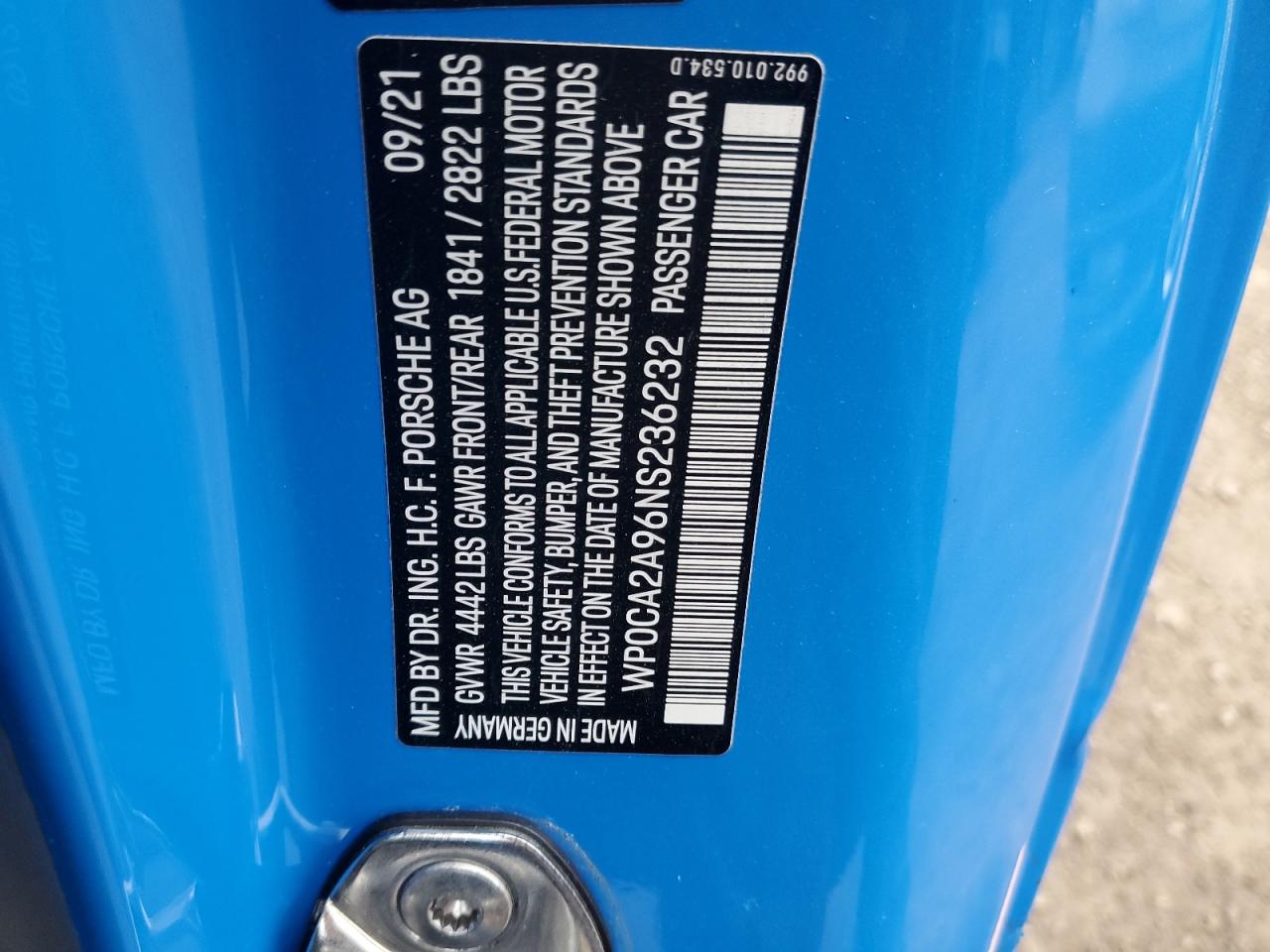 2022 Porsche 911 - Image 12