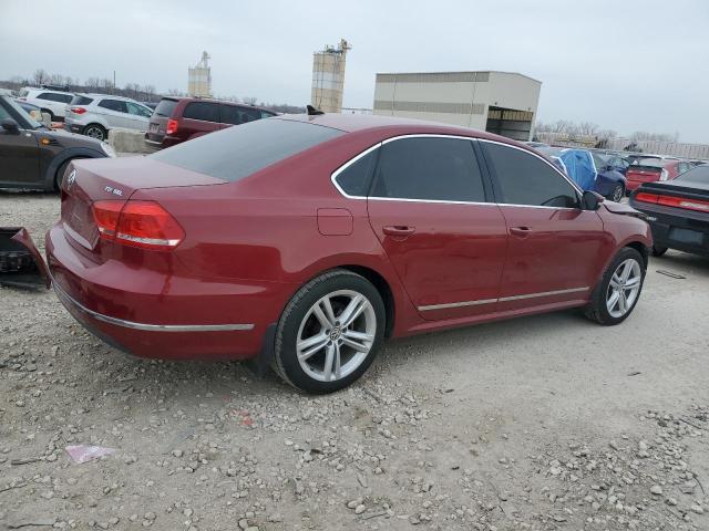  VOLKSWAGEN PASSAT 2015 Бордовый