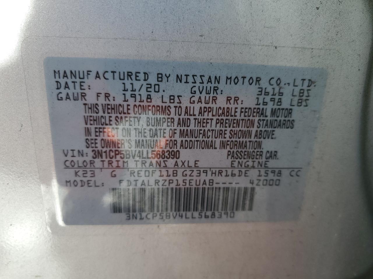 2020 Nissan Kicks - Image 13