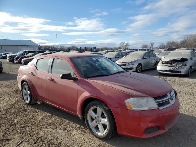  DODGE AVENGER 2013 Красный