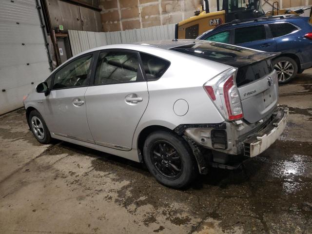  TOYOTA PRIUS 2013 Сріблястий