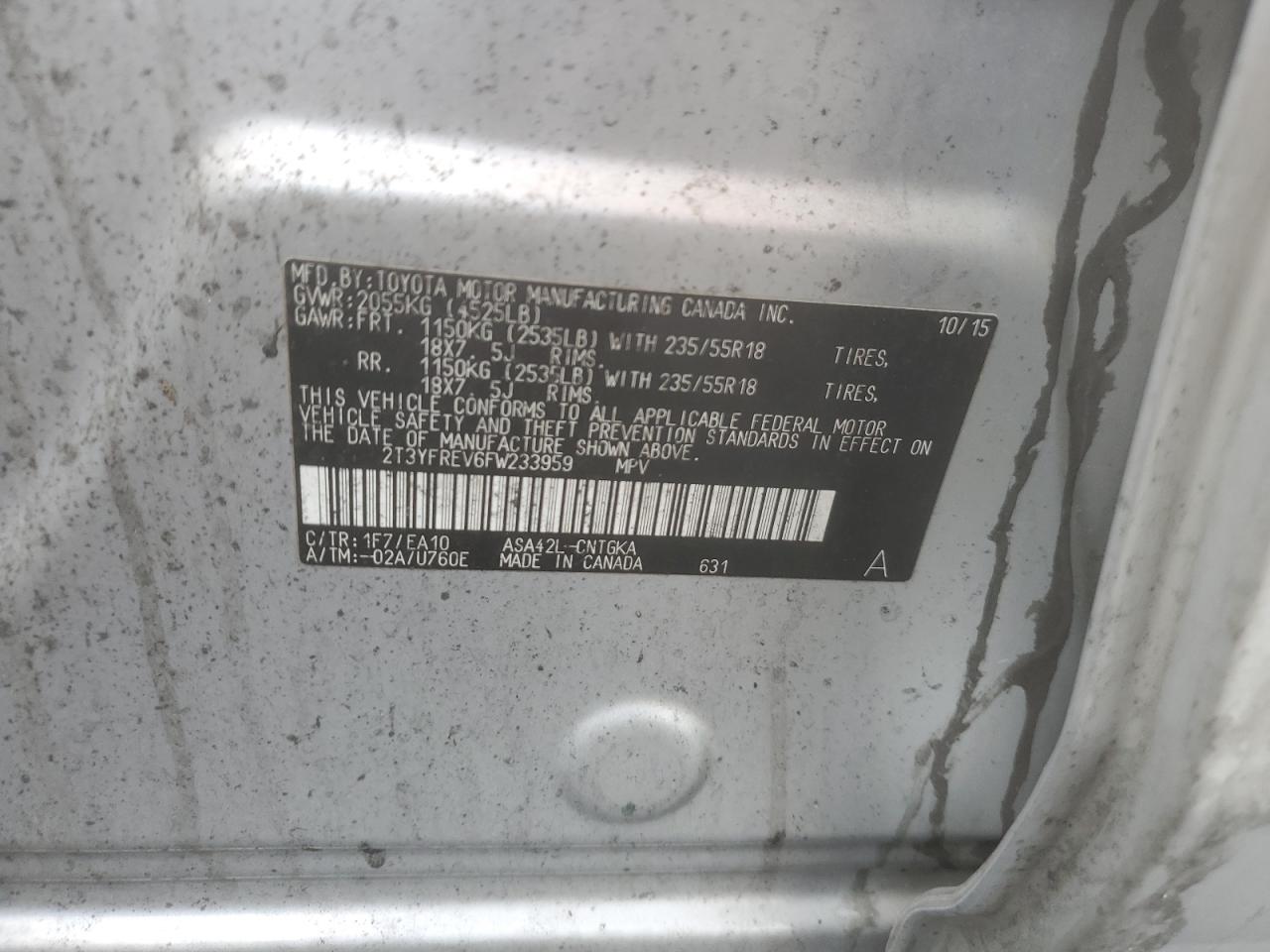 2015 Toyota RAV 4 - Image 13
