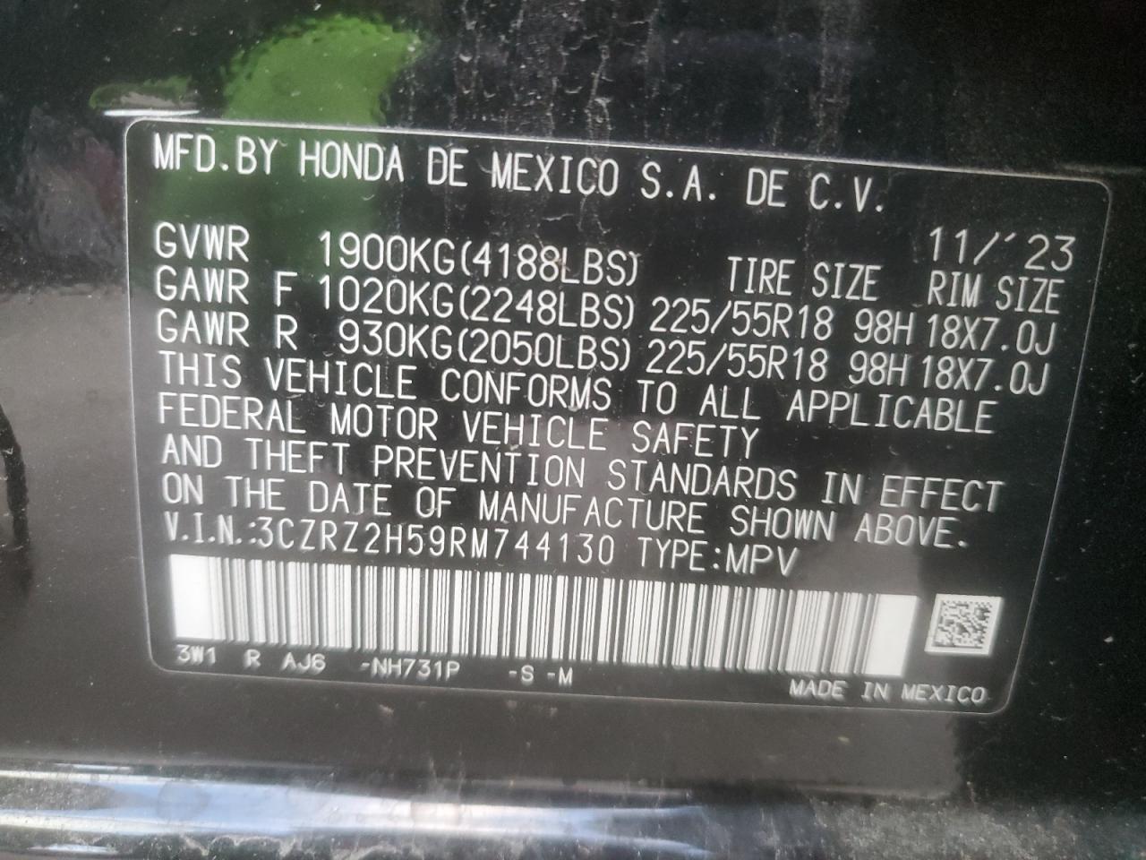 2024 Honda HR-V - Image 13
