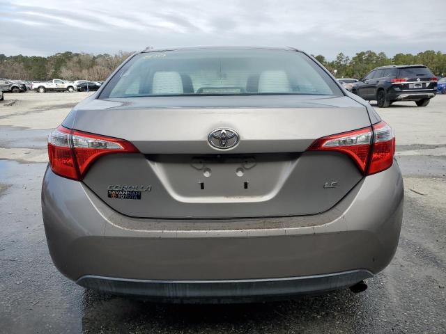  TOYOTA COROLLA 2016 tan