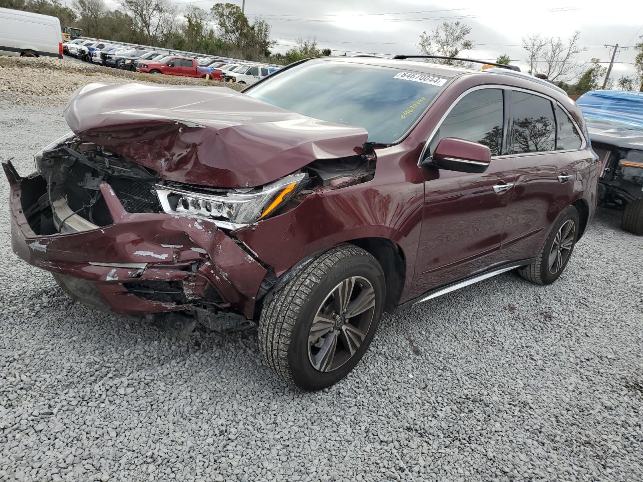 VIN 5J8YD3H34JL001063 2018 ACURA MDX no.1