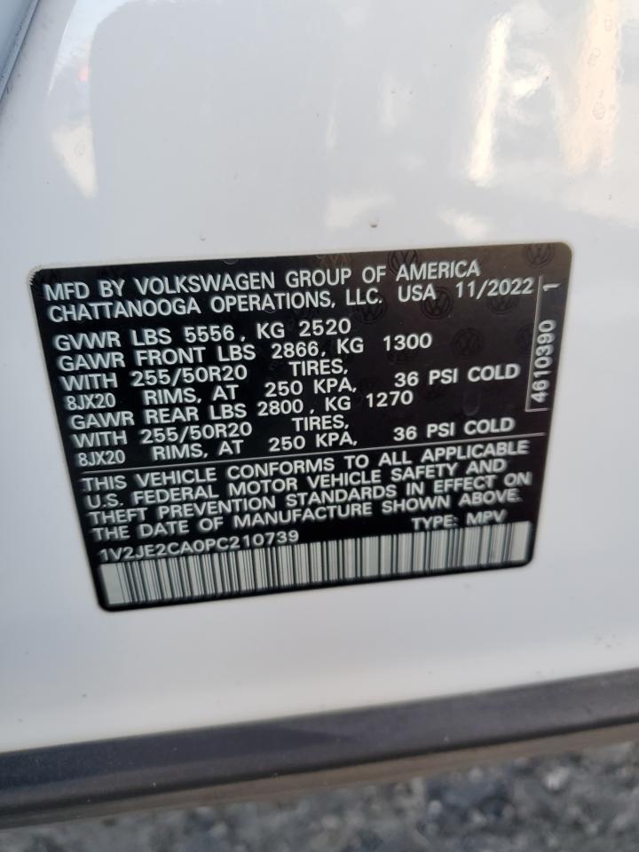 2023 Volkswagen Atlas Cross Sport Se VIN: 1V2JE2CA0PC210739 Lot: 84002824