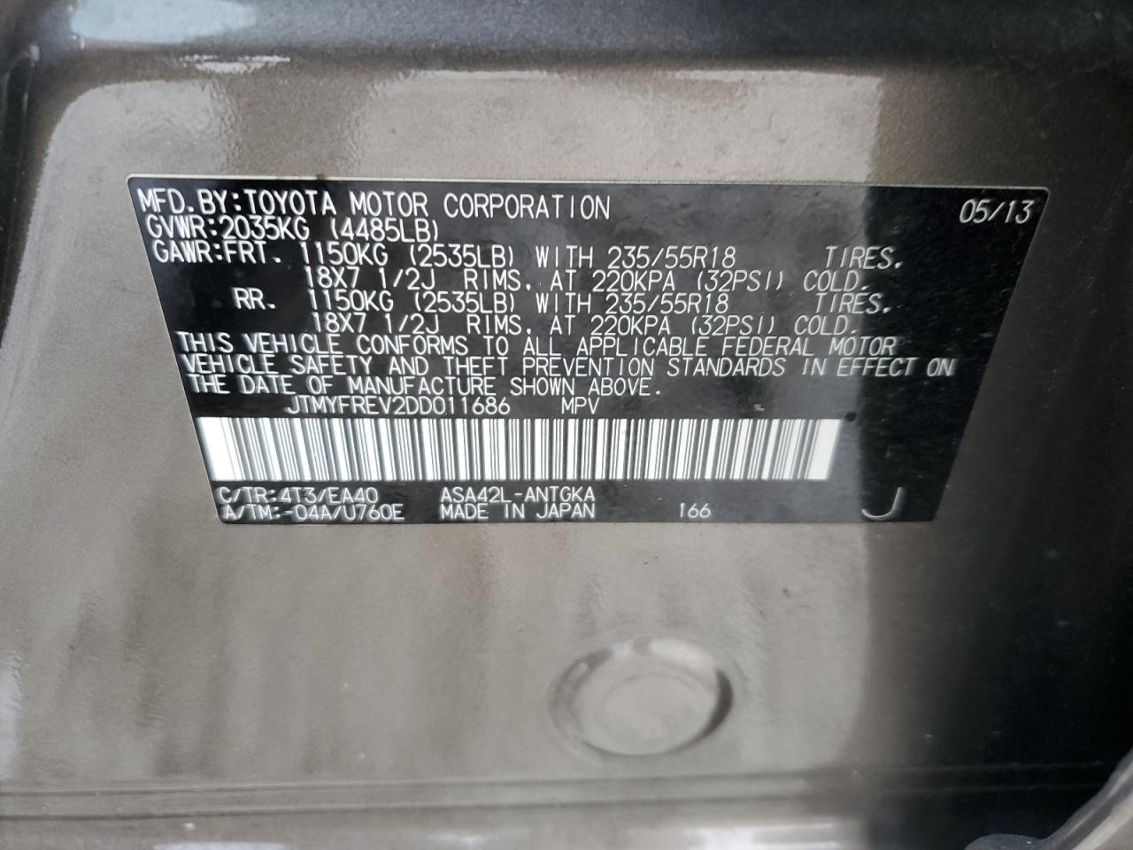 2013 Toyota RAV 4 - Image 13