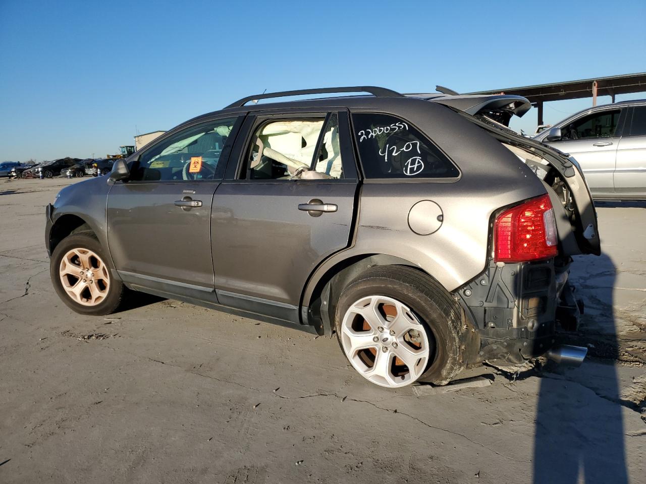 VIN 2FMDK3JC2EBA45786 2014 FORD EDGE no.2