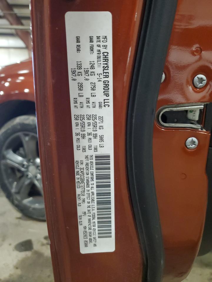 2014 Dodge Journey Crossroad VIN: 3C4PDCGBXET277910 Lot: 85332364