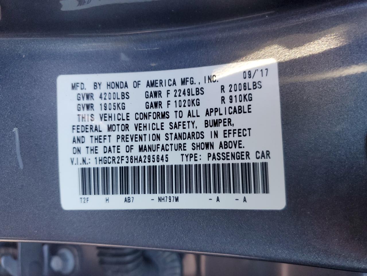 2017 Honda Accord - Image 13