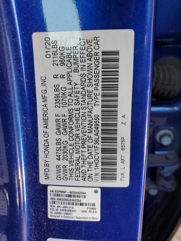2020 Honda Accord - Image 14