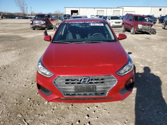  HYUNDAI ACCENT 2018 Czerwony