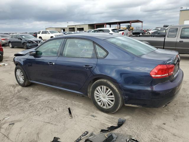  VOLKSWAGEN PASSAT 2015 Blue