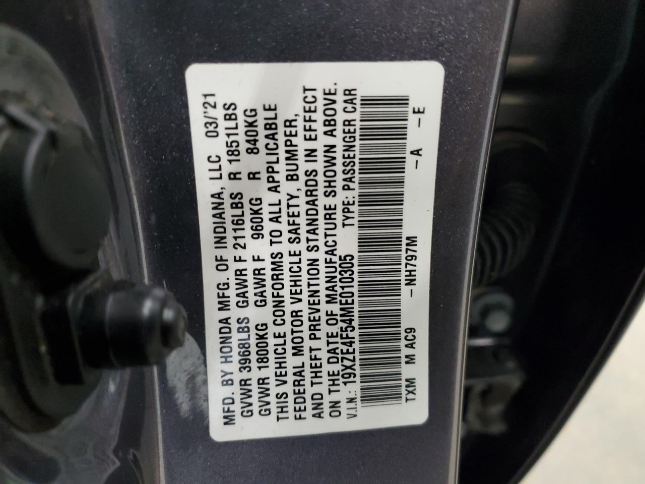 2021 Honda Insight - Image 12
