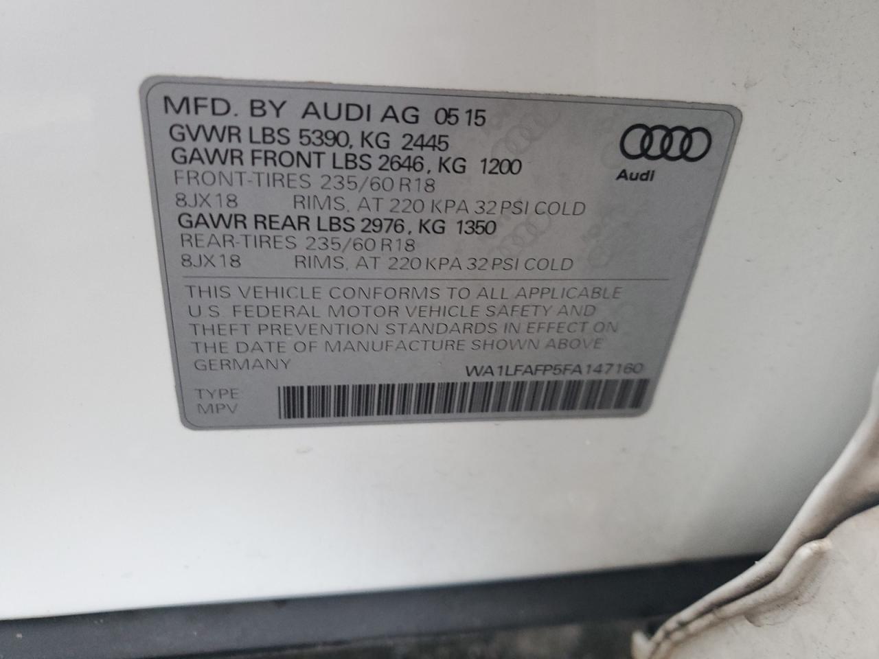 2015 Audi Q5 - Image 13