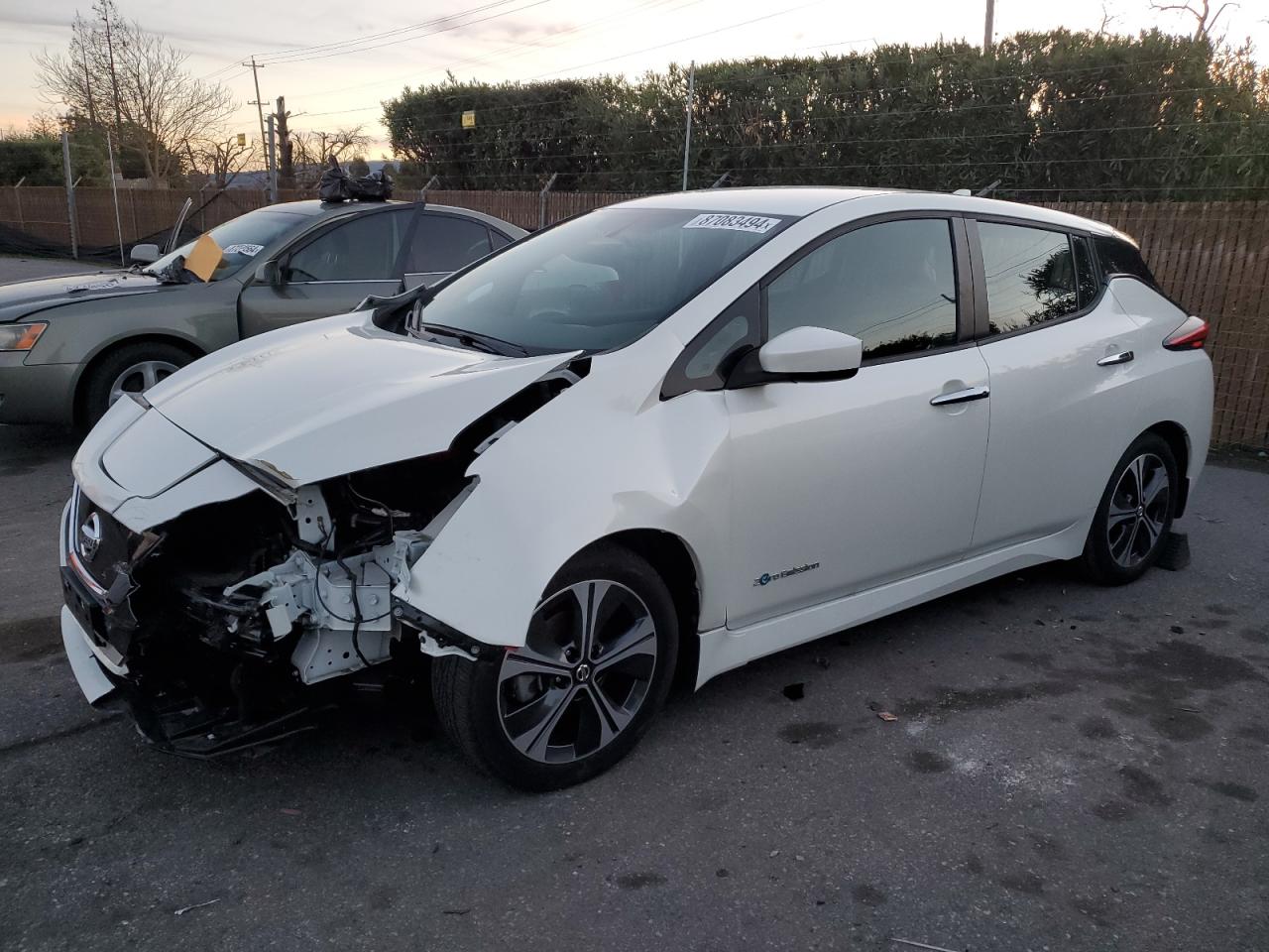 2018 Nissan Leaf at CA San Martin 1N4AZ1CP1JC Copart lot 87083494 CARS4.BID