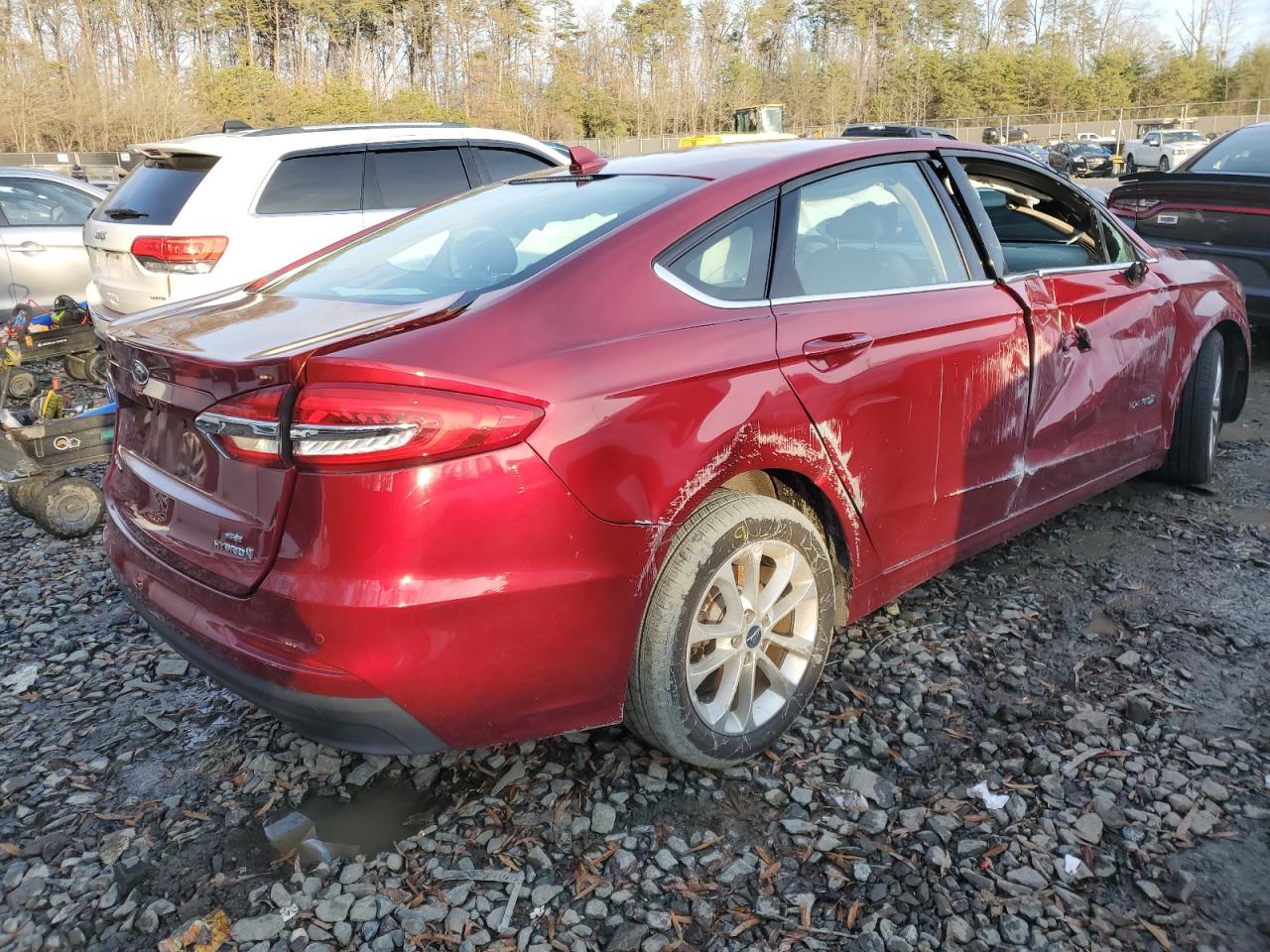 VIN 3FA6P0LU0KR167200 2019 FORD FUSION no.3