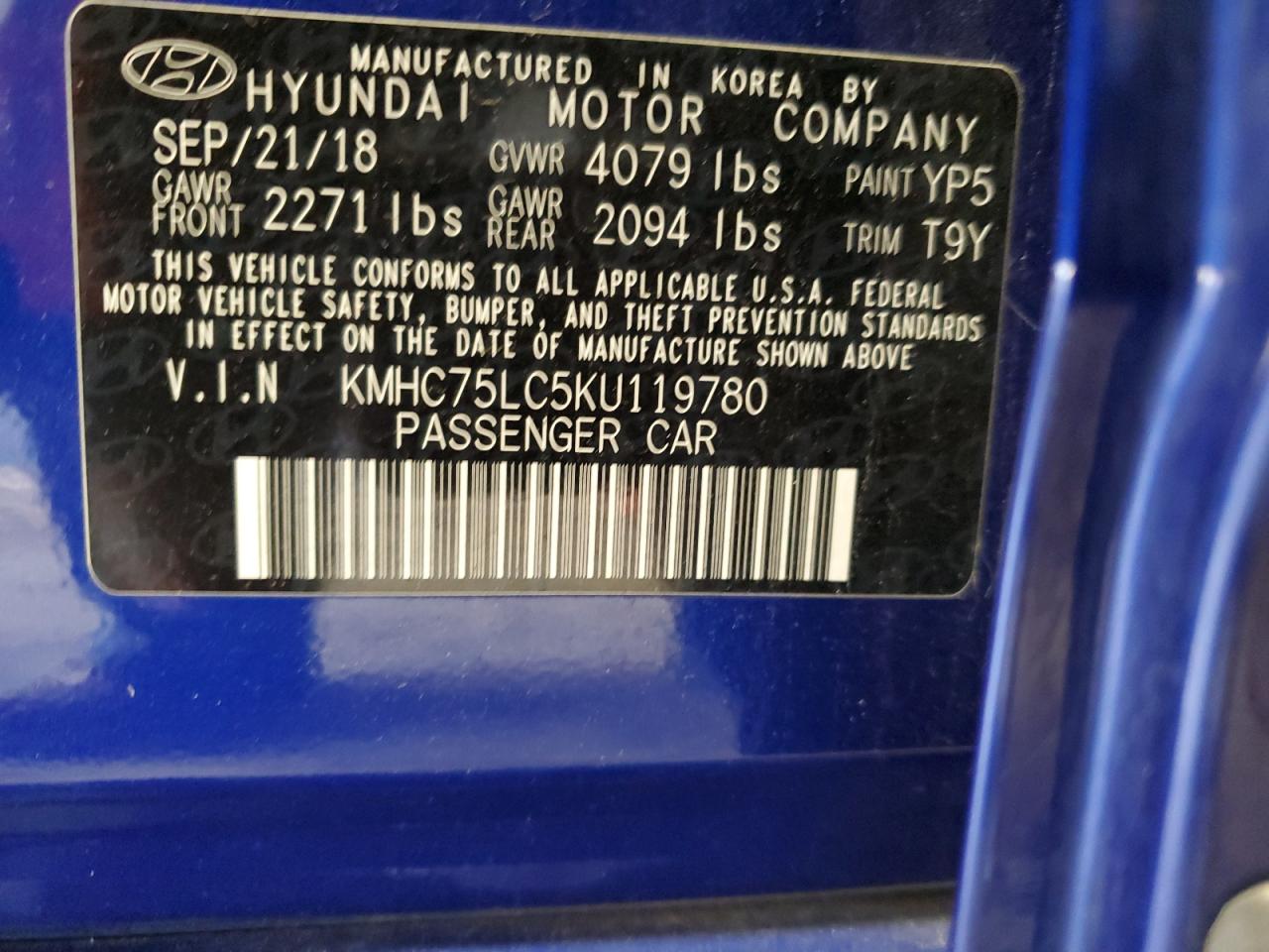 2019 Hyundai IONIQ - Image 13