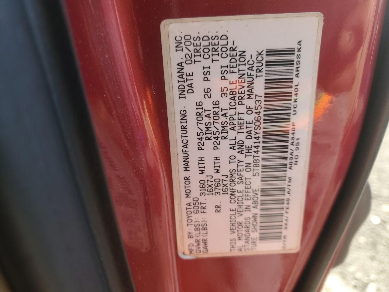 2000 Toyota Tundra - Image 12