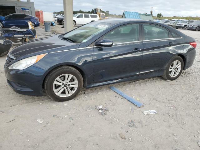 Sedans HYUNDAI SONATA 2014 Granatowy