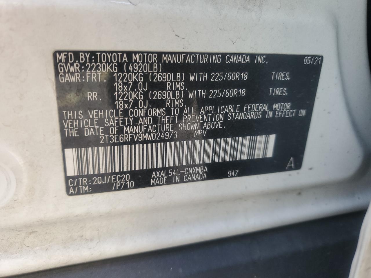2021 Toyota RAV 4 - Image 15