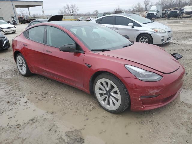  TESLA MODEL 3 2021 Красный
