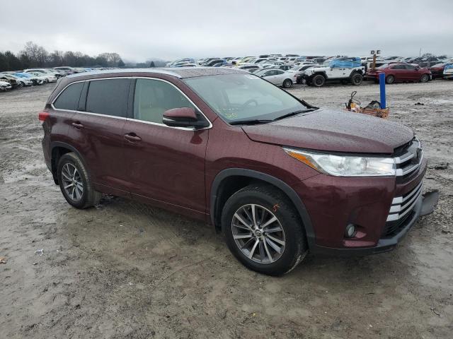  TOYOTA HIGHLANDER 2018 Burgundy