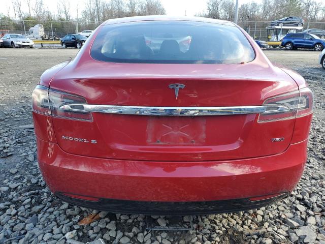  TESLA MODEL S 2016 Красный